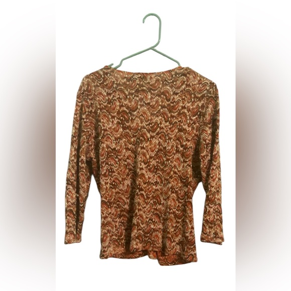 Creative Design Works Top Women Large Lace  Embroidery Rouched Buckle USA - Picture 2 of 4